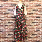 MADE IN U.S.A Flower Forest Green One-piece
