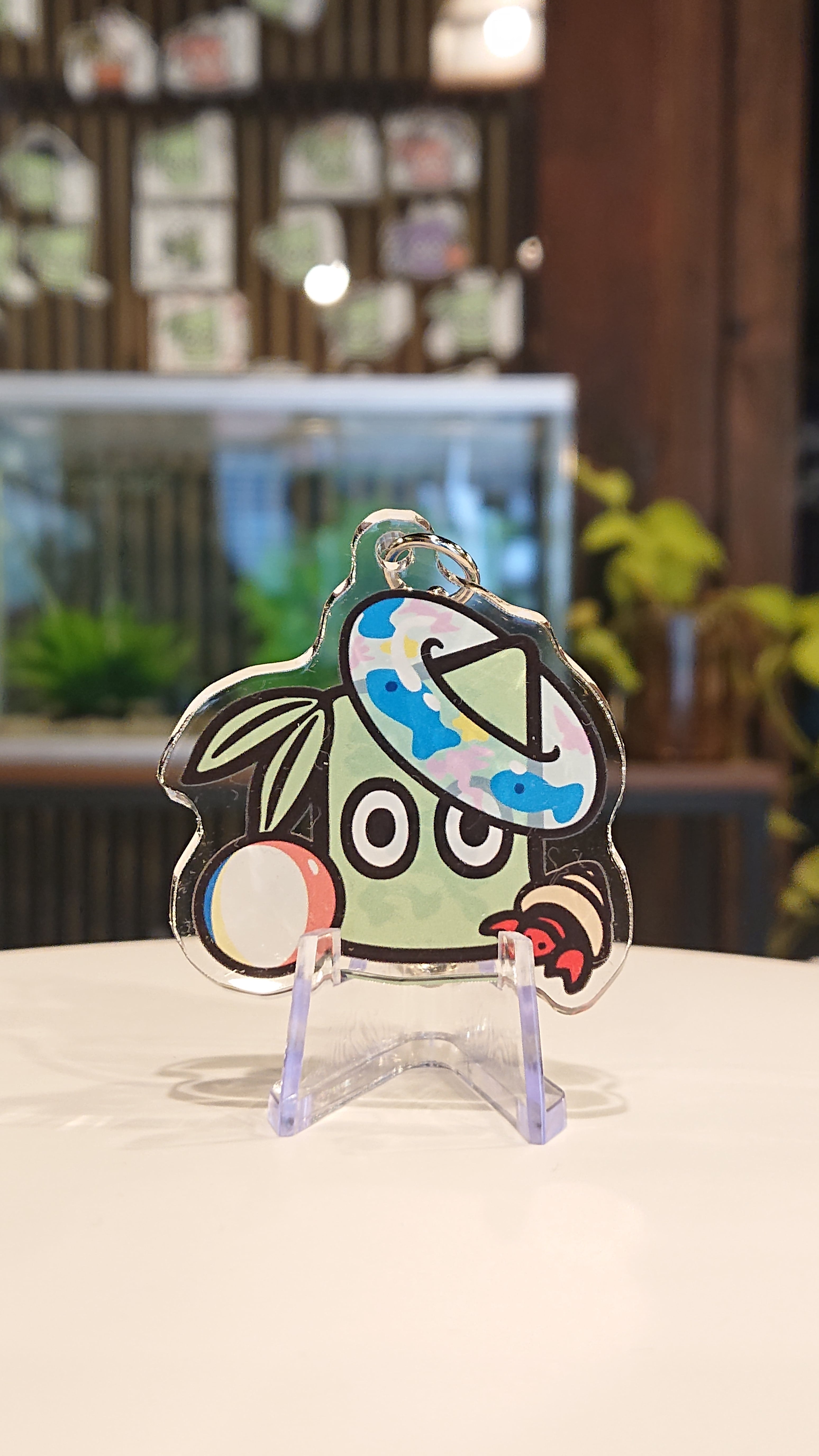 【夏期限定】砂浜シークン アクリルキーホルダー