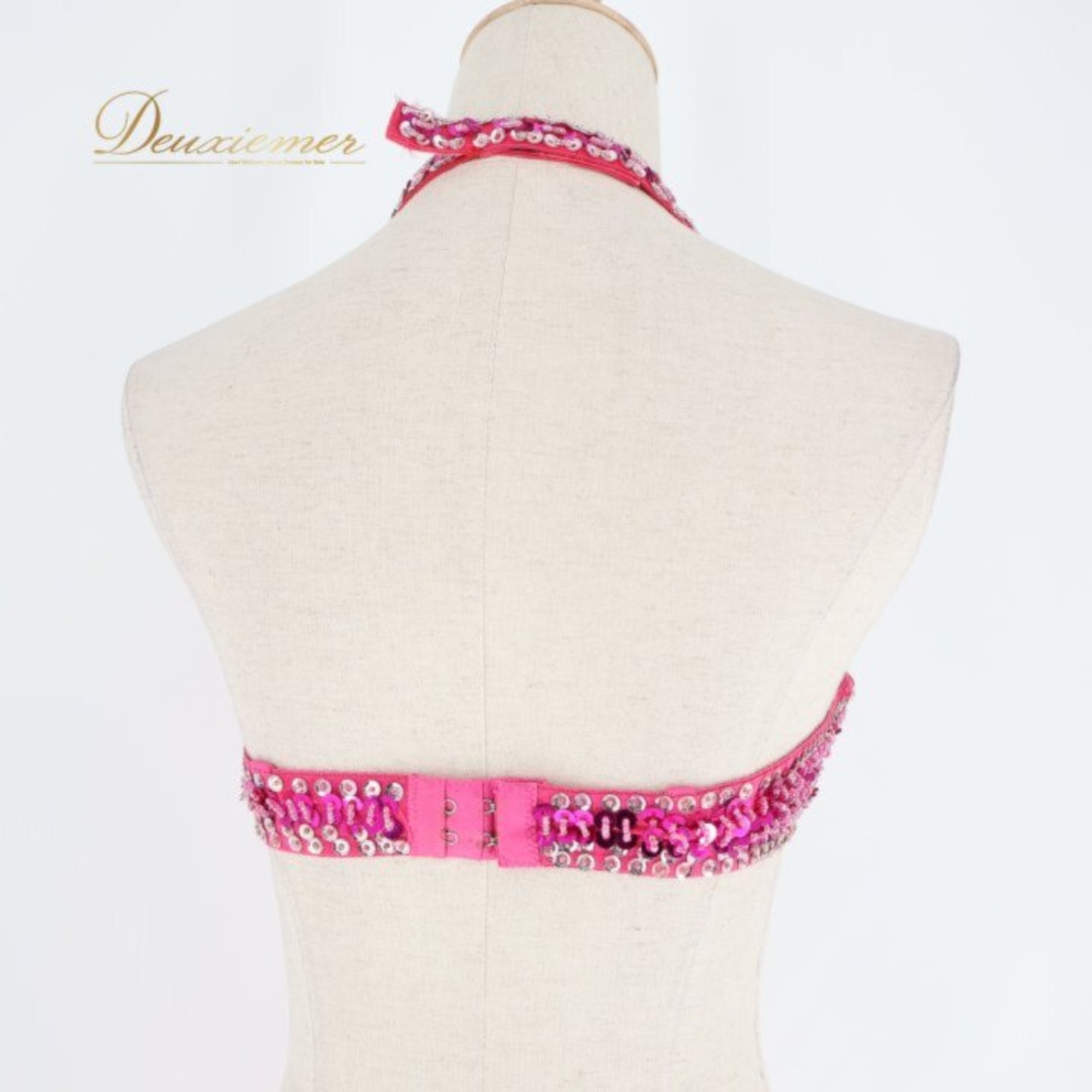 ベリーダンス オリエンタル 衣装 トップス ベルト セット ピンク系 ラインストーン スパンコール フリンジ キラキラ ダンス衣装 イベント ステージ 華やか 鮮やか かわいい 練習 レッスン シルバー系