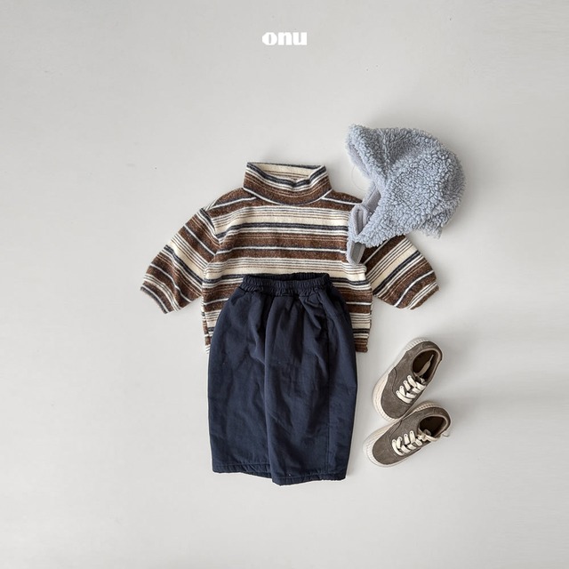 〚予約〛Warm Stripe Napping Top <kids>