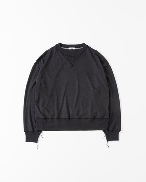 saby VINTAGE SWEATSHIRTS - Super 100s Wool Jersey FAB - ASH CHA