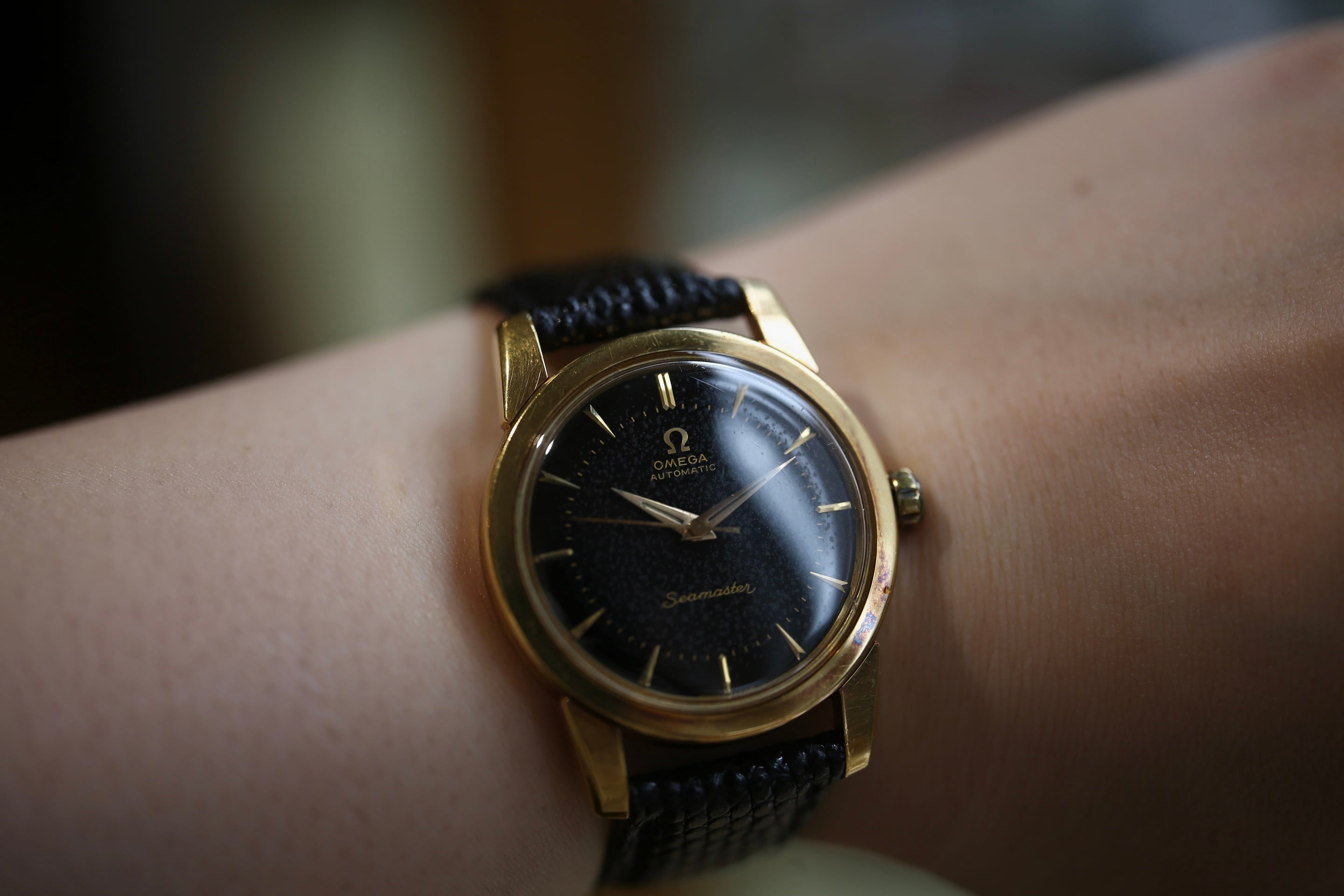 OMEGA】 1956年製 オメガ シーマスターデラックス 第三世代 ブラック