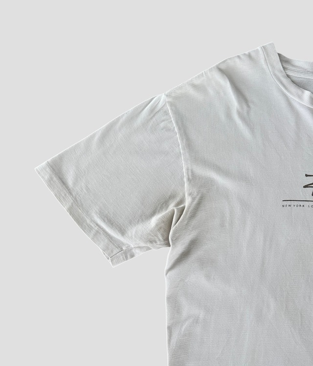 -Stussy- Vintage 90s L Print T-shirt made in USA