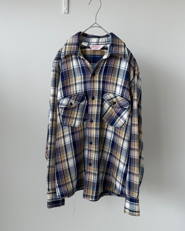 -Best- Vintage 70-80s Flannel Check Shirt
