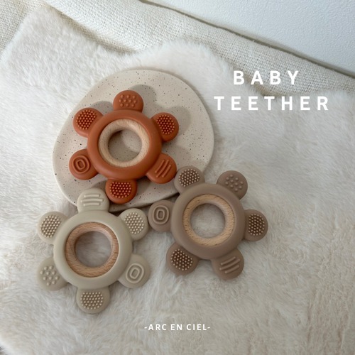 Baby silicon teether