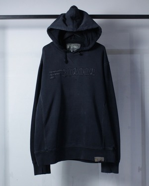 【Caka BLACK】Good Fade Vintage Loose Pullover Hoodie