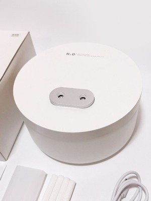 空気加湿器 1000ml ミニ 加湿器 サイレント 噴霧 アロマディフューザー ライト付き アロマセラピー ディフューザー