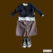 韓国子供服 / PEPPER / 26Autumn / ピグレオパードパンツ / 秋服 *XS~XL *