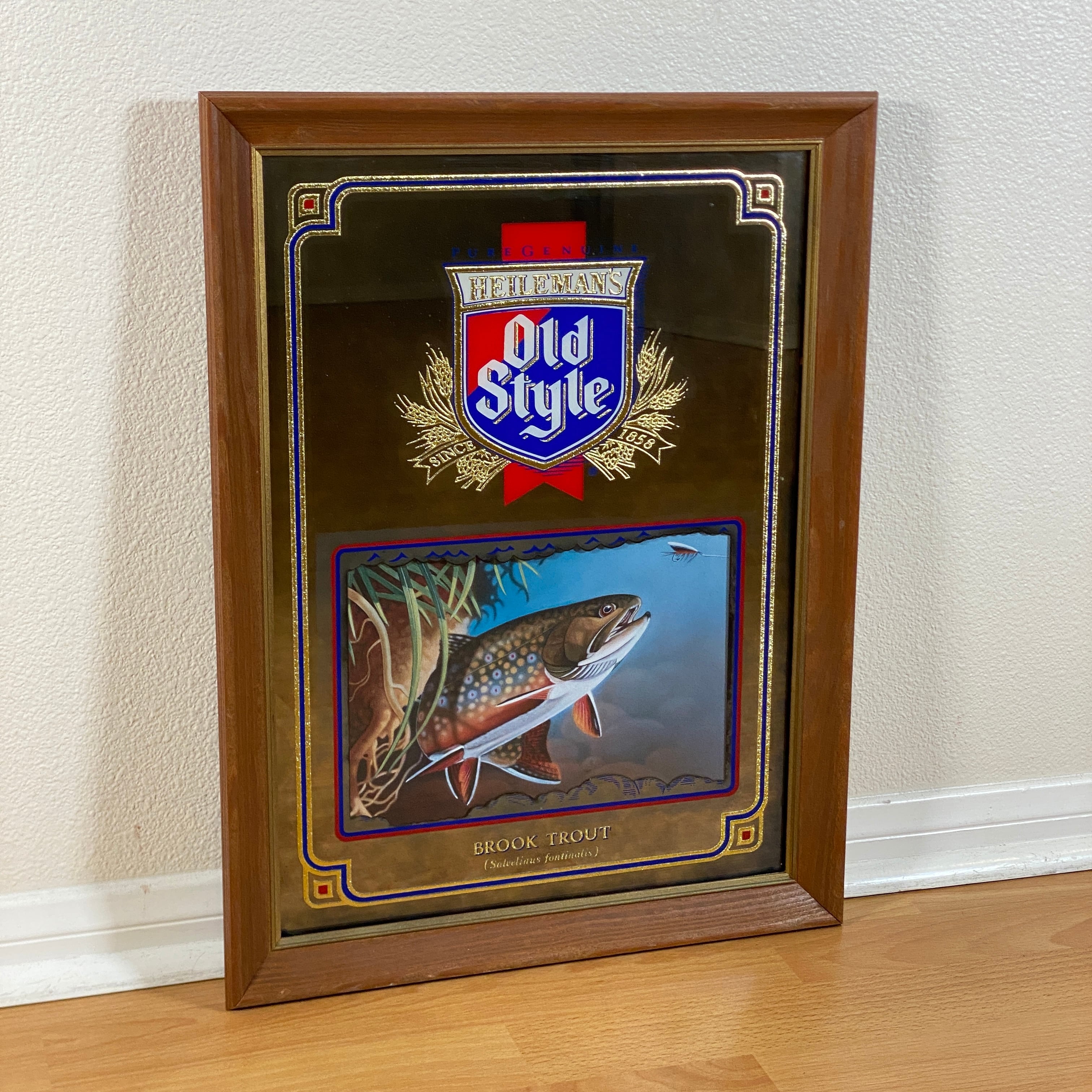 OLD STYLE BEER パブミラー オールドスタイル ビンテージ 鏡 OLD STYLE