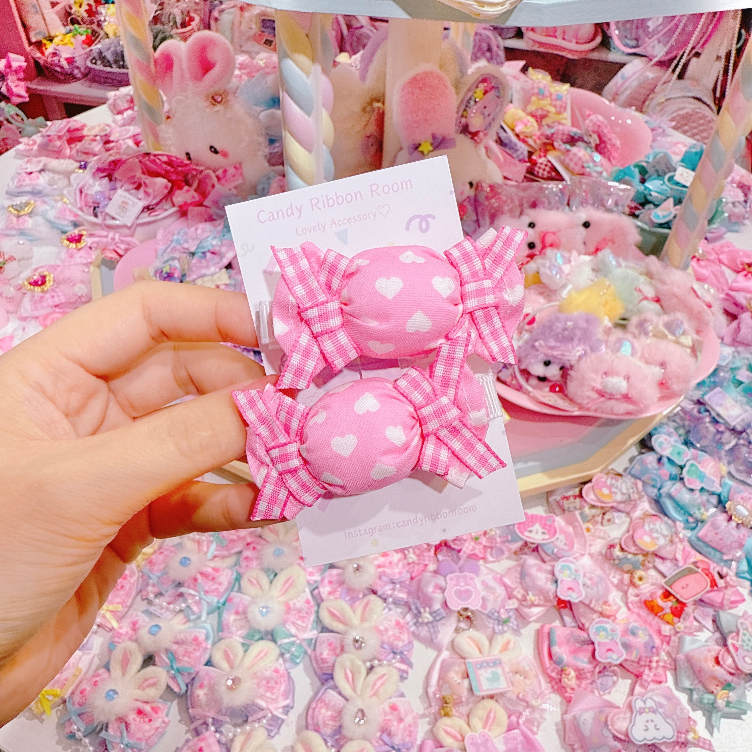 【F4】105-17ツインヘアクリップ