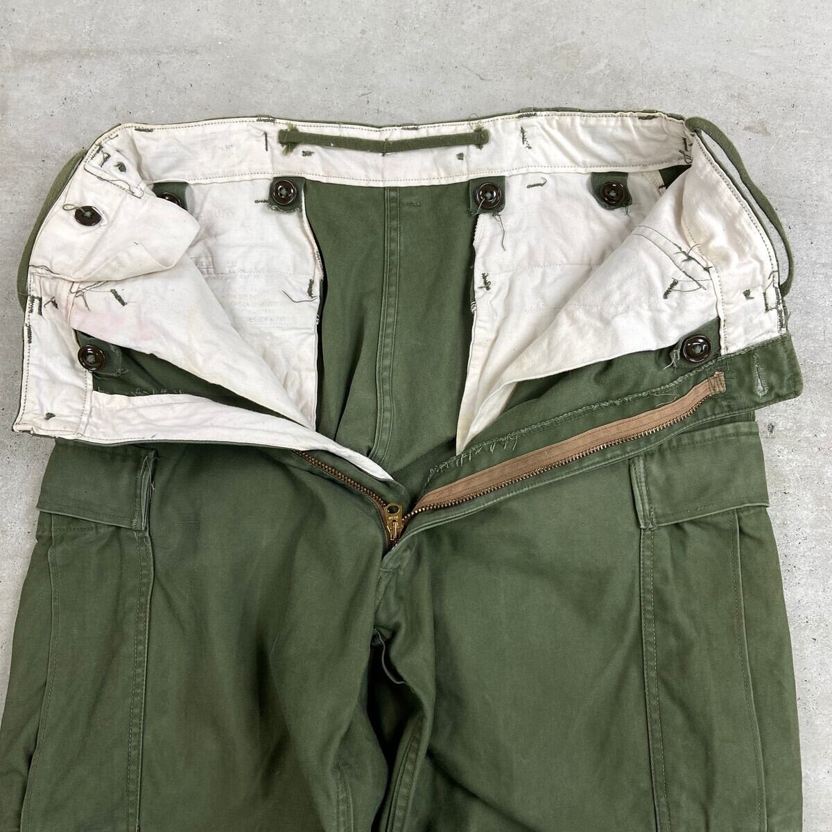 50年代 U.S.ARMY 米軍実品 M-51 フィールドパンツ メンズW32相当 古着