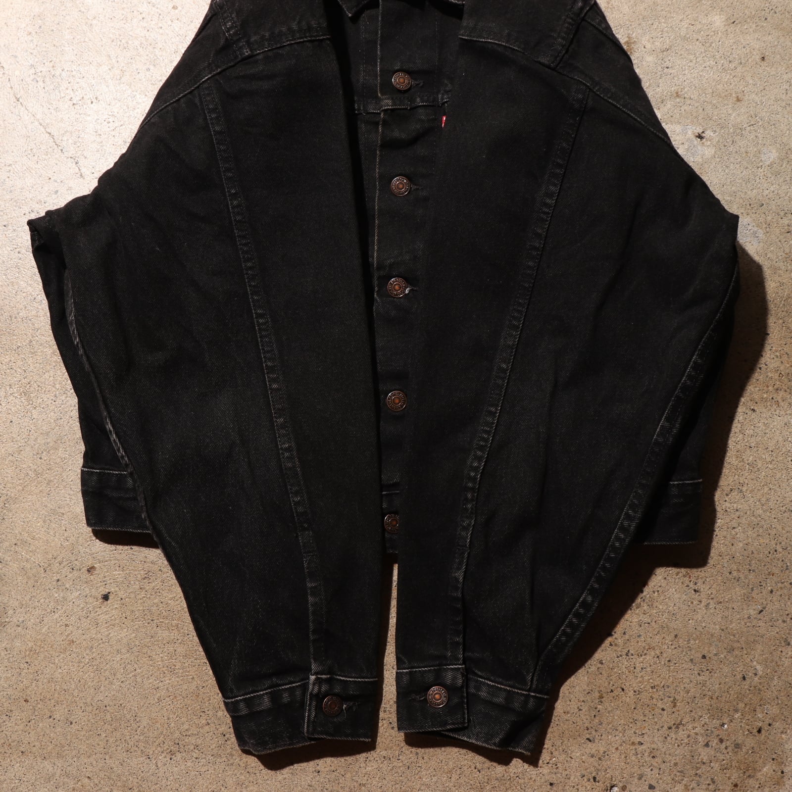 美品 M Levi's 70598 USA 92年 サルファーブラック デニム 美品 M Levi's 70598 USA 92年 サルファーブラック デニム