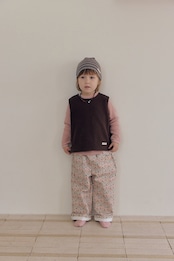 韓国子供服 / 26Autumn / 〖取寄〗MOME / ワッフルデイリーTシャツ / キッズ服 /ナチュラル服 / 秋服 *XS~XL*