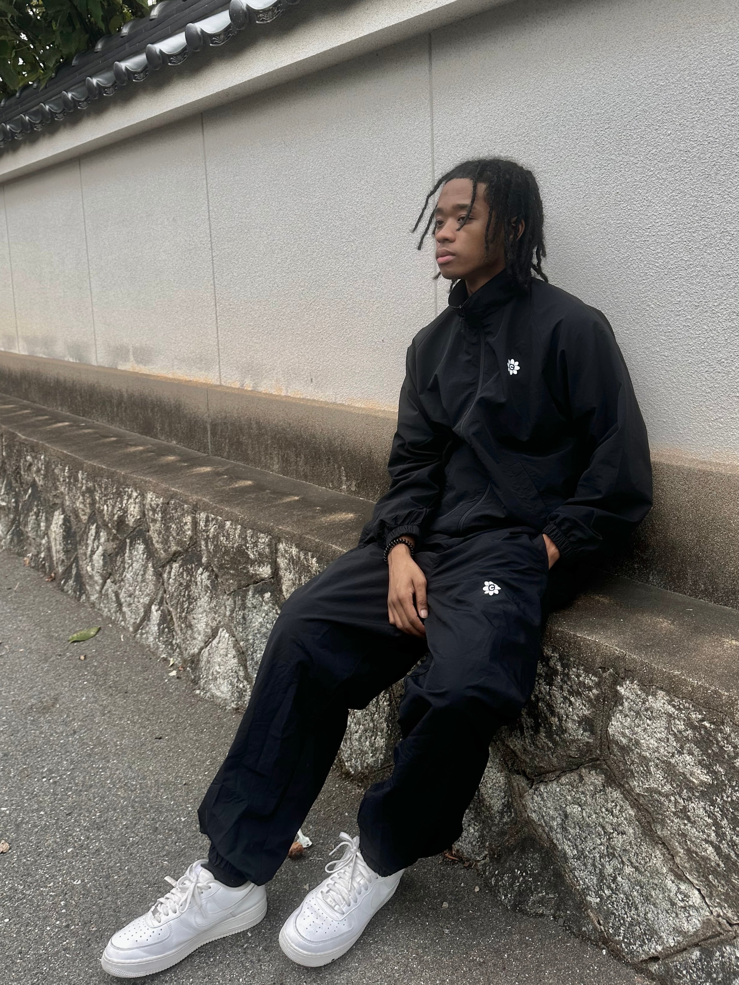 NYLON SETUP/BLACK | chillz clothing NYLON SETUP/BLACK | chillz clothing