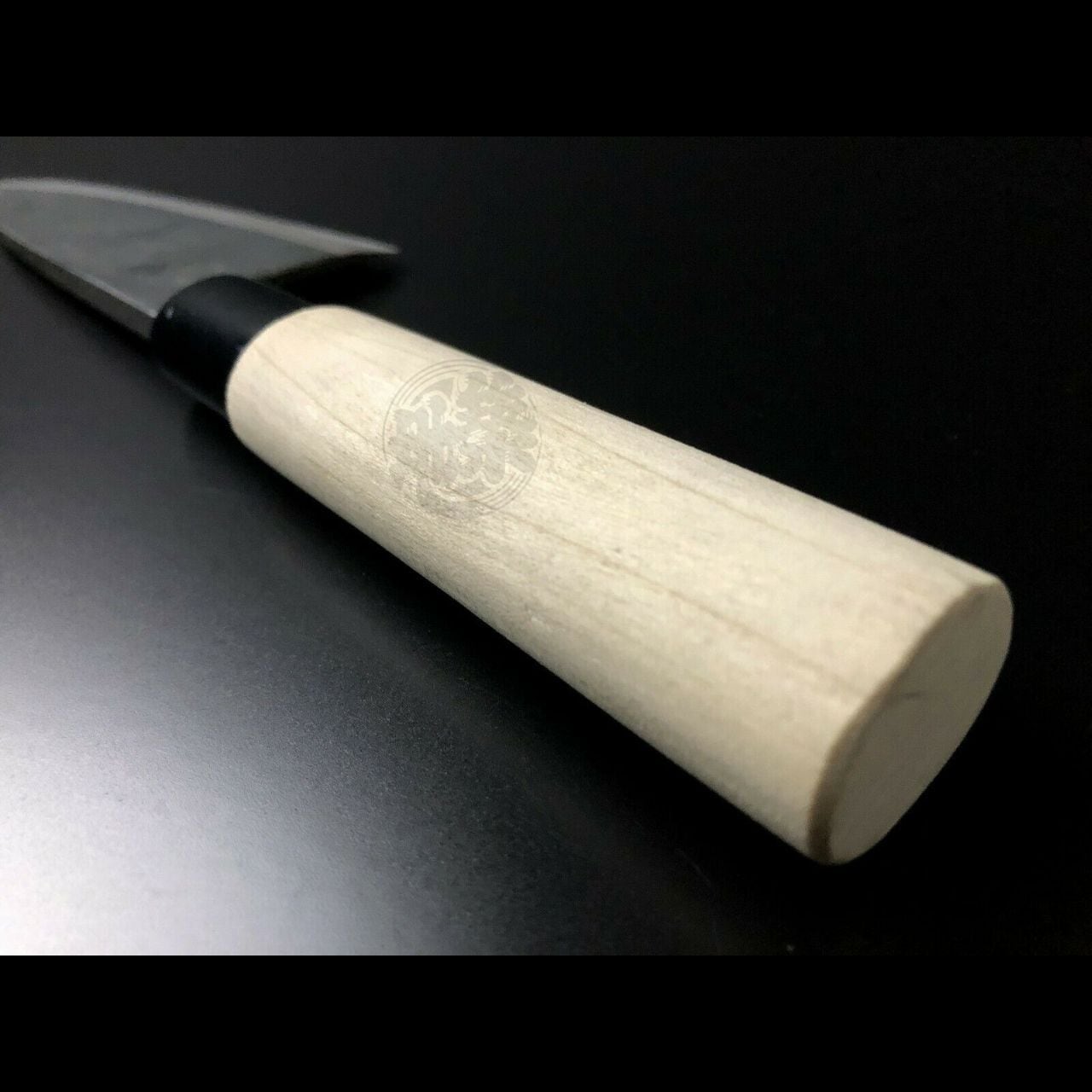 有次 包丁 黒出刃 150mm 日本製 白鋼2 Aritsugu 朴の木柄 名入れ 築地