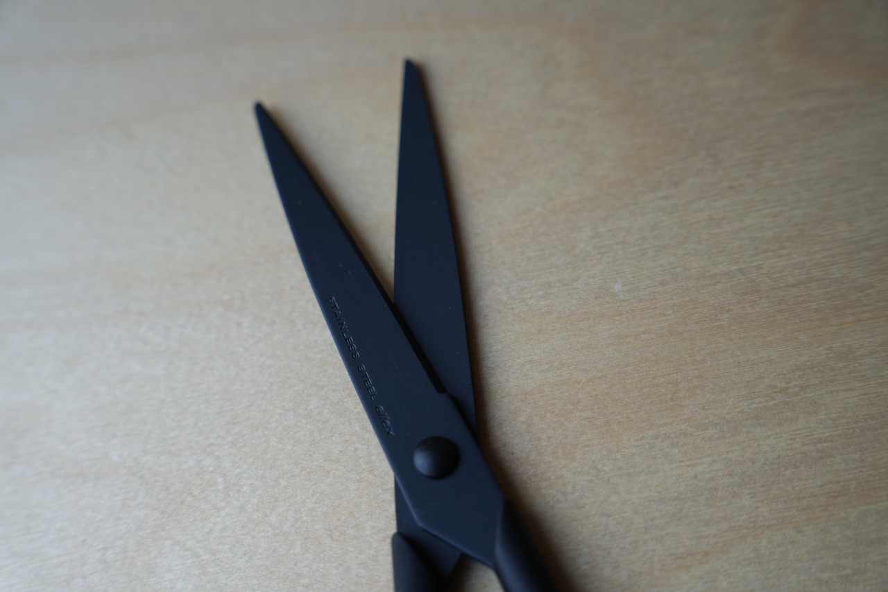 ALLEX デスクはさみ（フッ素コート）