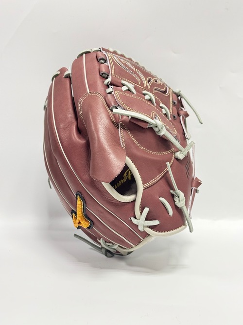 MIZUNO PRO-ミズノプロ　軟式　Crafted Edition　ヨコ型投手用モデル　プラムブラウン×グレー 画像