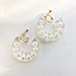 EARRINGS || 【通常商品】CLEAR EARRINGS WITH PEARLS || 1 EARRINGS || WHITE || FCF178