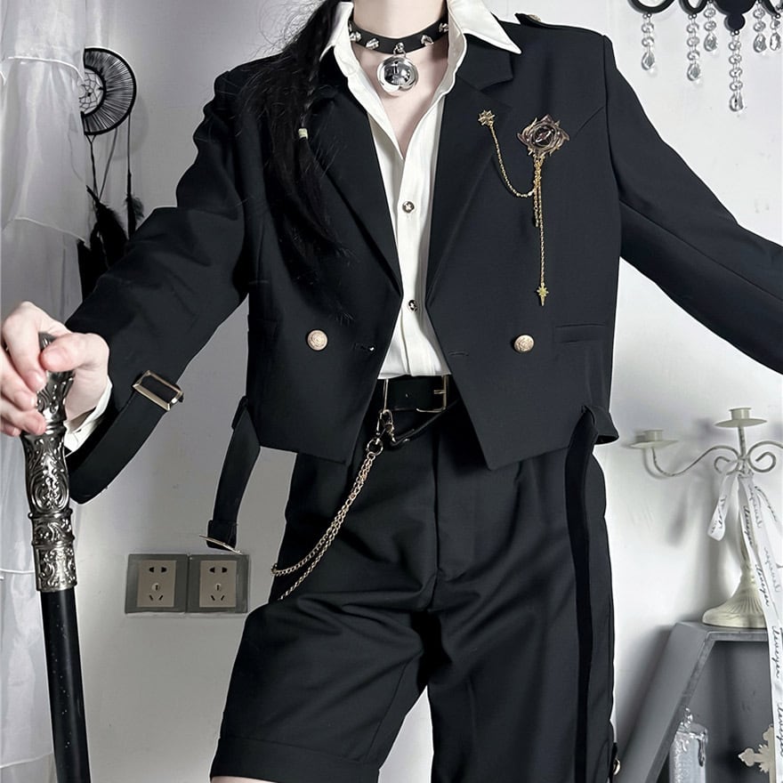 SEASONZ ジャケット シャツ ブラウス ハーフパンツ 王子系 少年装