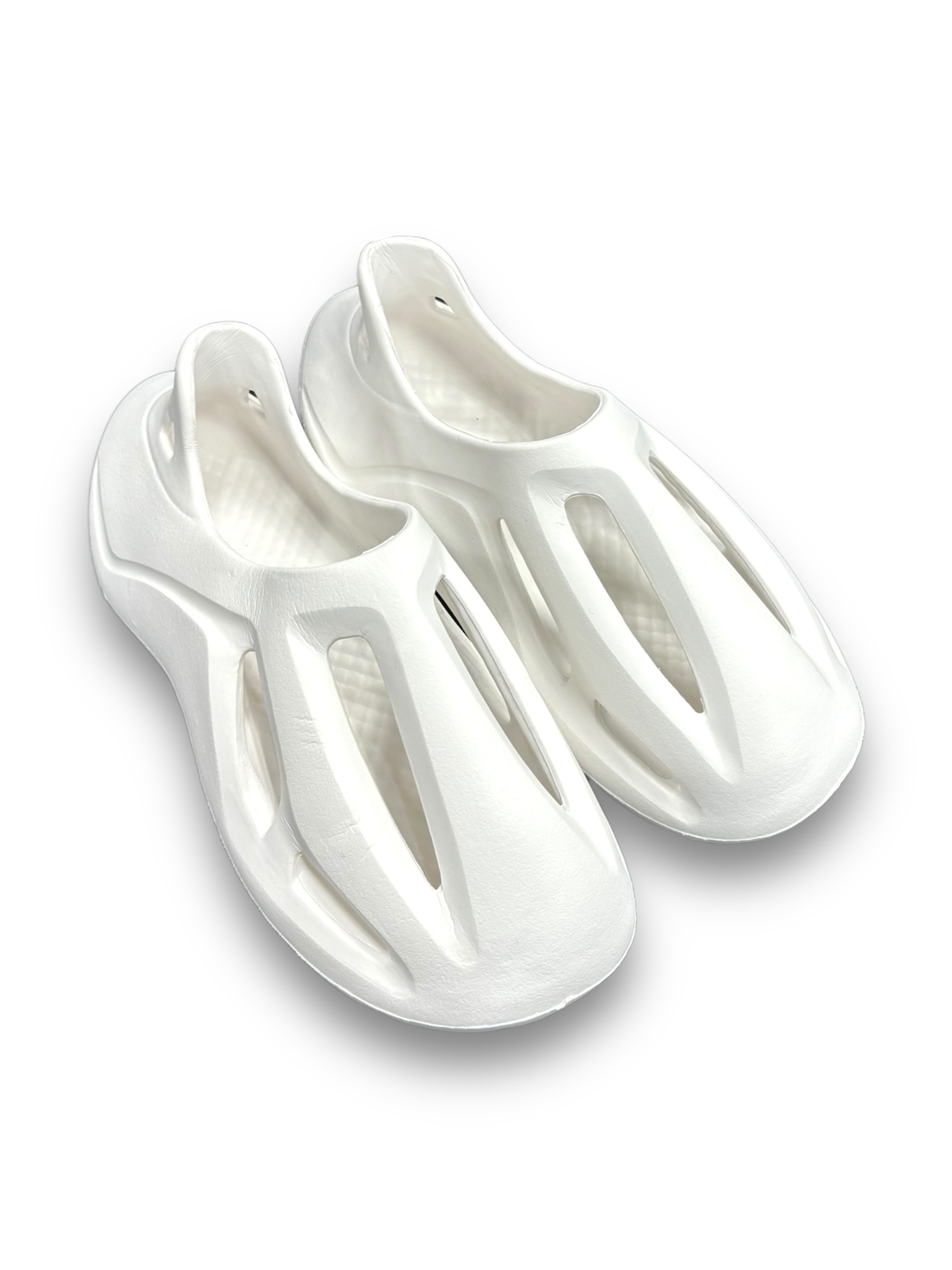 【PLANET STUDIO】pierced sandal white