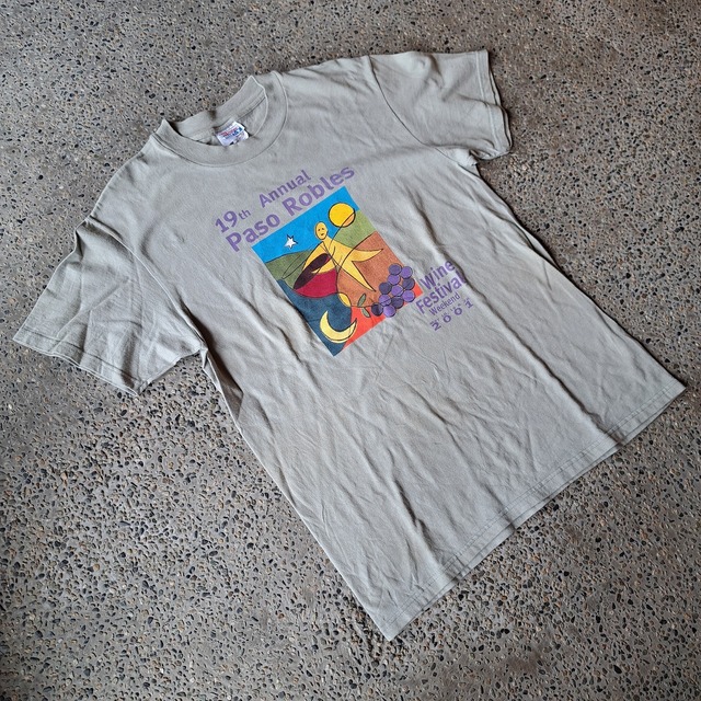 "Paso Robles" Hanes プリントTシャツ used [207047]