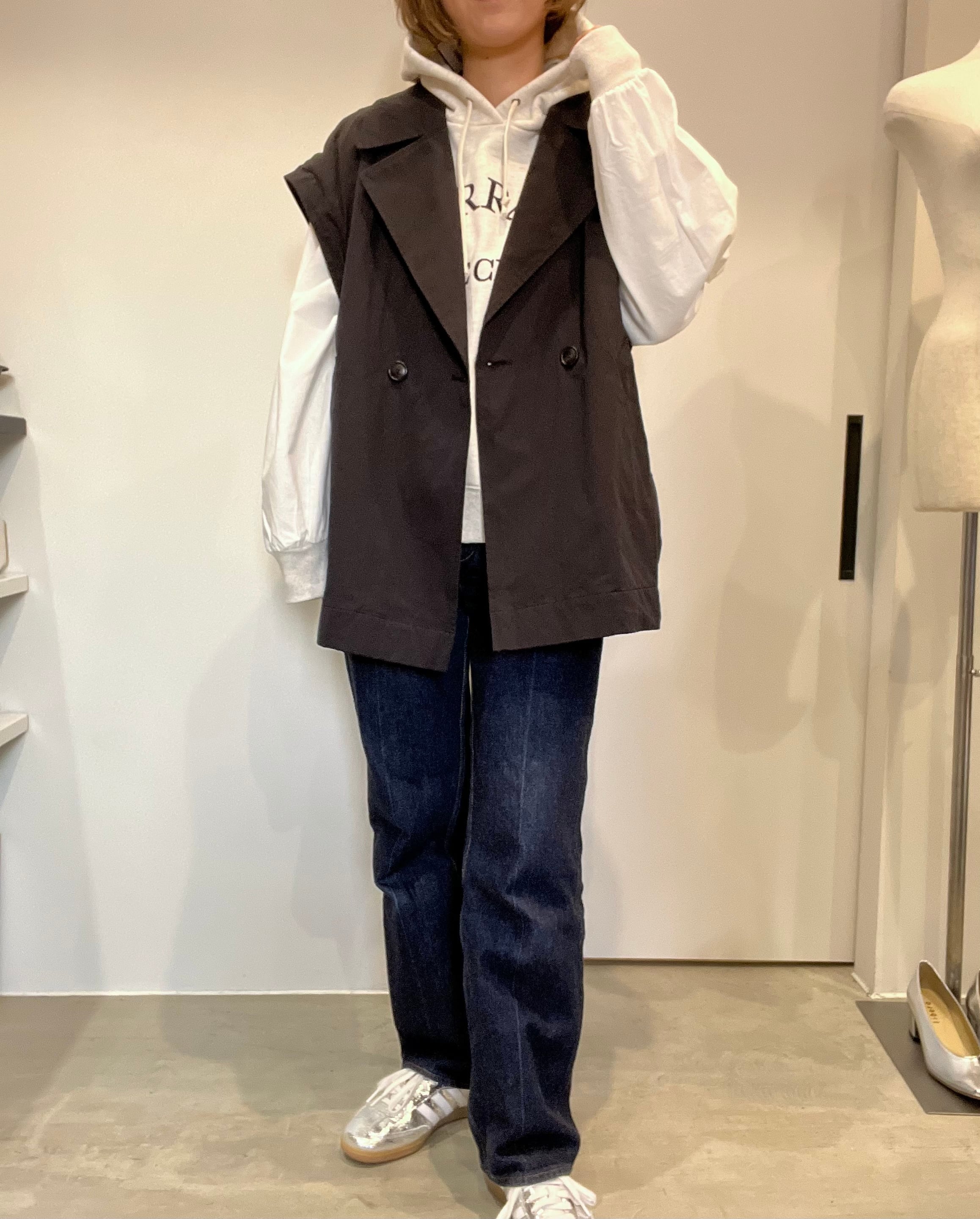 【SELECT】MA-1スリーブビッグカラーハーフコート 42-0186