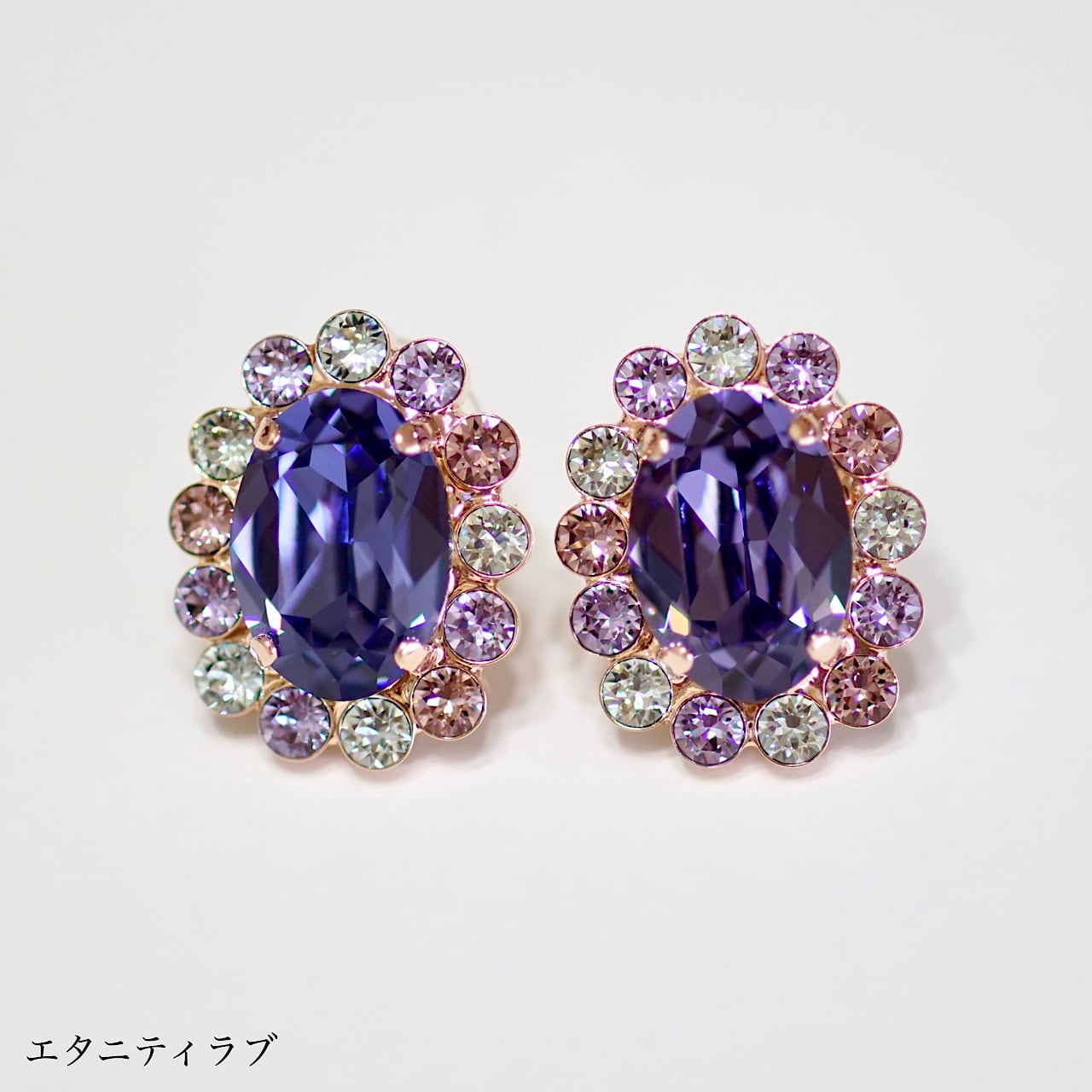 オータムキャンディ オーバルピアス | MAKI NUMOTO (マキ ヌモト