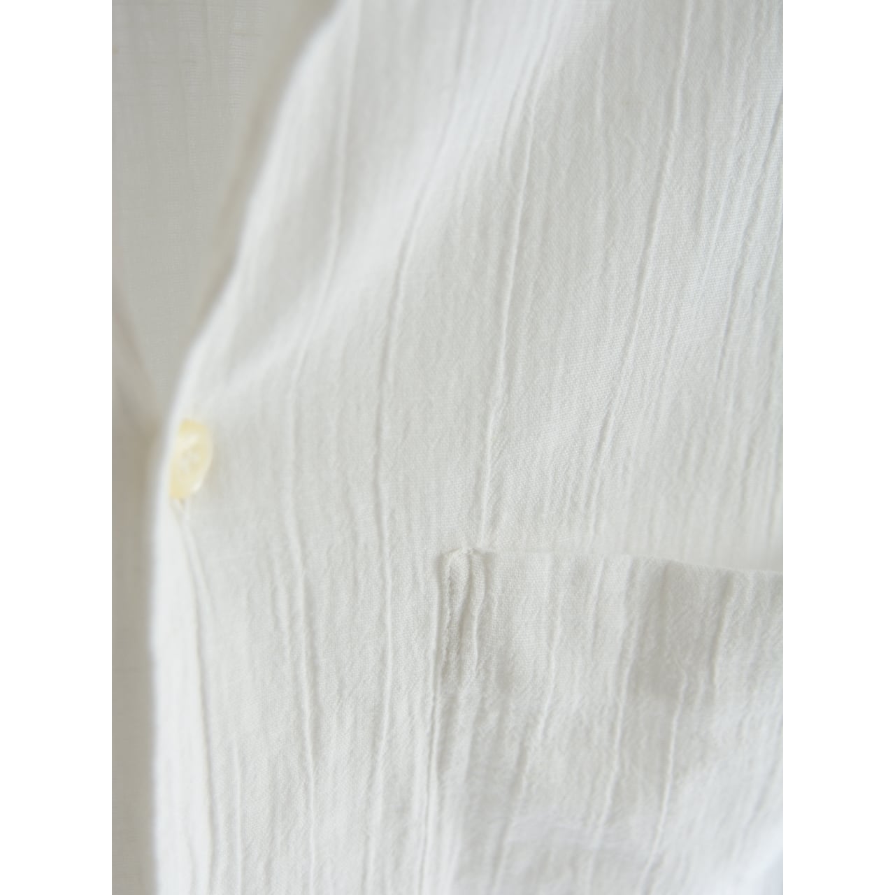 【GIORGIO ARMANI】Cotton Open Collar Shirt（ジョルジオアルマーニ コットンガーゼ オープンカラーシャツ）