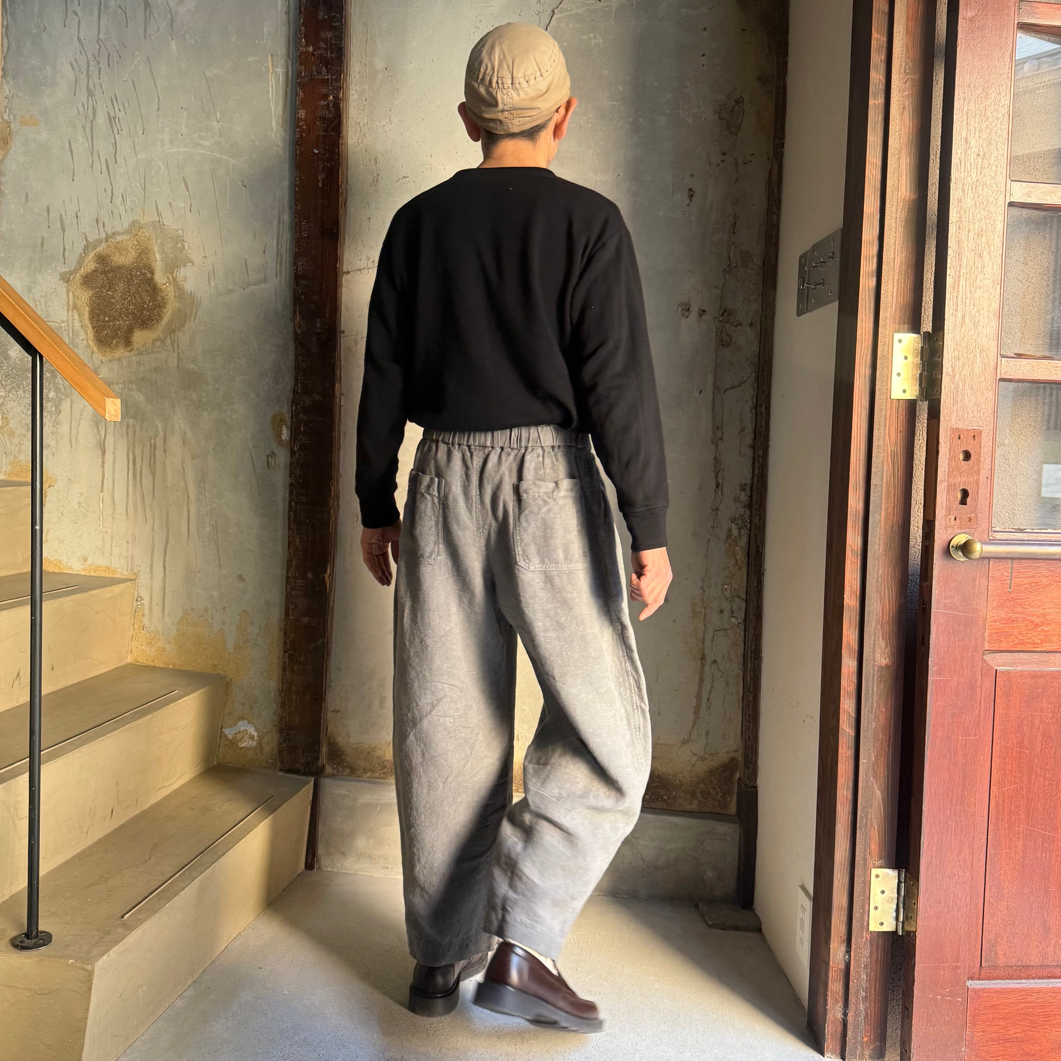 MITTAN PT-136 起毛大麻パンツ 薄炭 | Routes*Roots MITTAN PT-136 起毛大麻パンツ 薄炭 | Routes*Roots