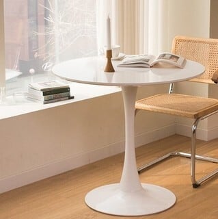 white round table 2size / ホワイト ラウンド テーブル サークル