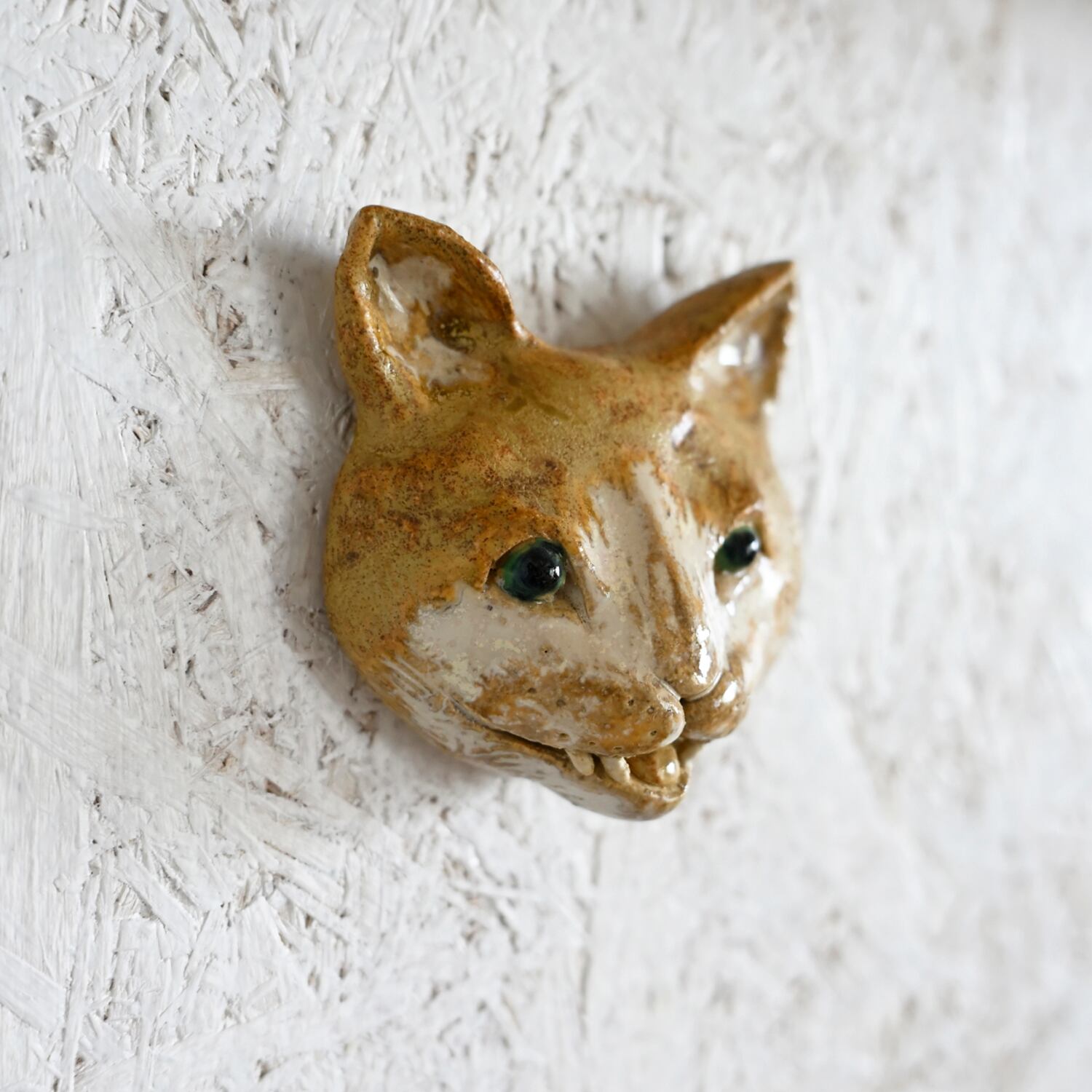 Nagisa工房／陶芸作品／ウォールハンギング／猫 | Gallery DASOKU