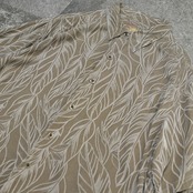 Caribbean silk rayon jacquard weave aloha shirt