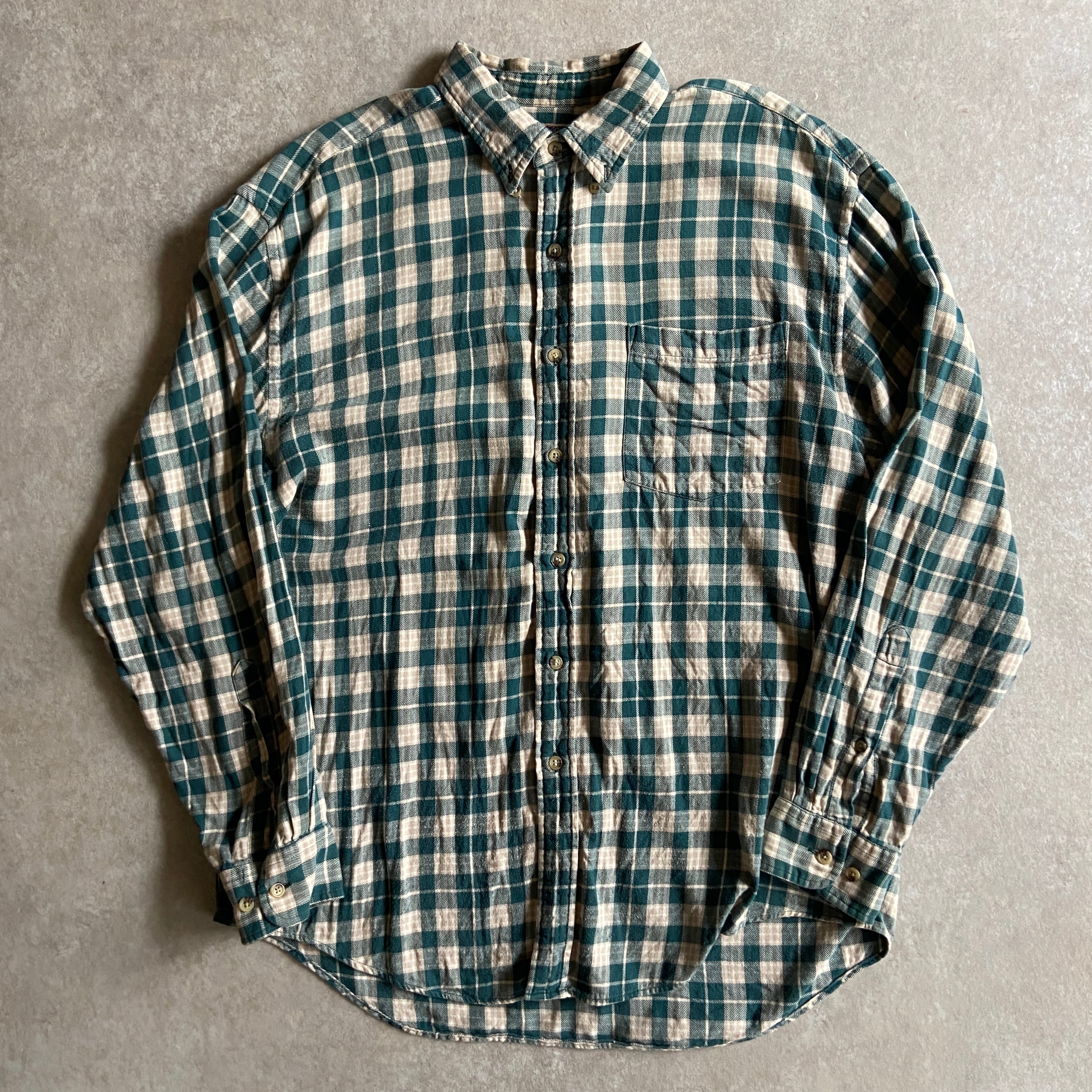 NORTH CREST Cotton Shirt L Made in USA G981