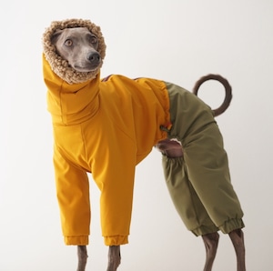 snow suit    pumpkin＆khaki（ファスナー有り）