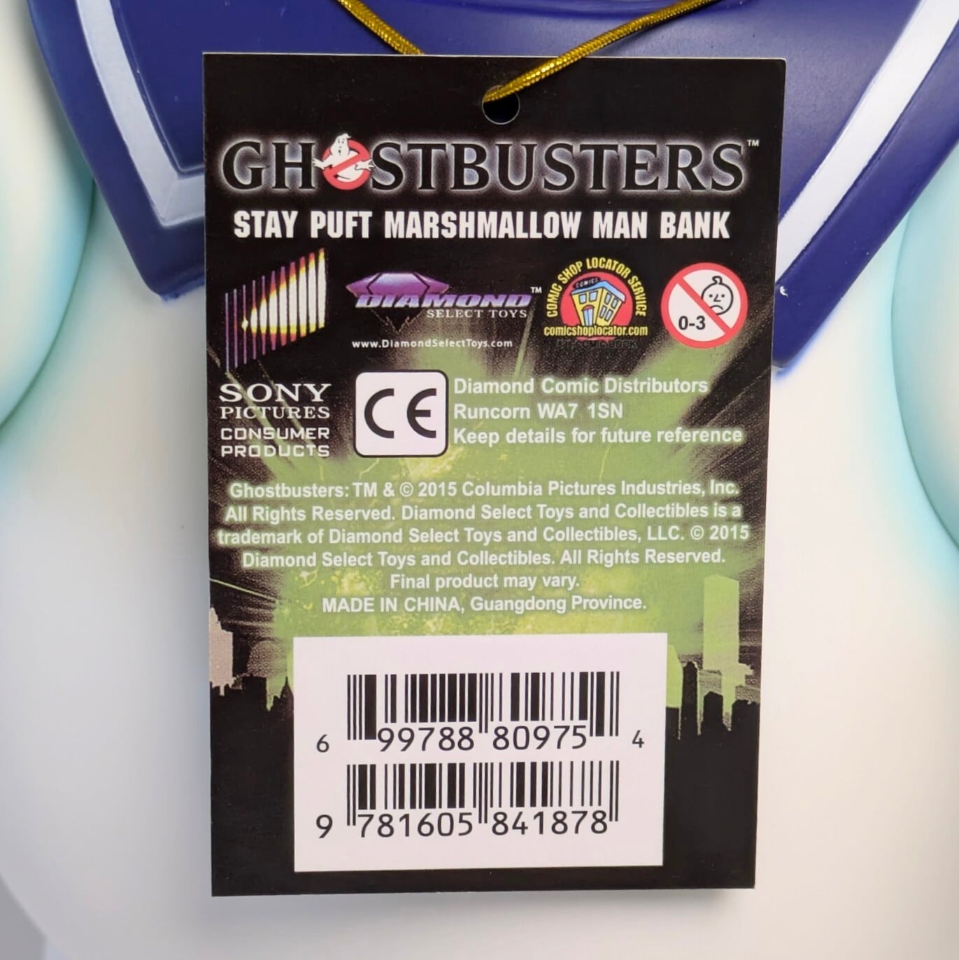 ☆DEADSTOCK2009〜☆【 Ghostbusters ( ゴーストバスターズ ) 】STAY PUFT MARSHMALLOW MAN BANK / マシュマロマン ソフビバンク  〚アメリカン雑貨 アメトイ〛