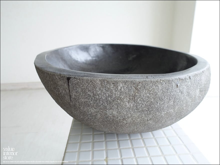 自然石 つくばい/L03 めだか鉢 睡蓮鉢 メダカ鉢 庭 金魚鉢 手水鉢 和風