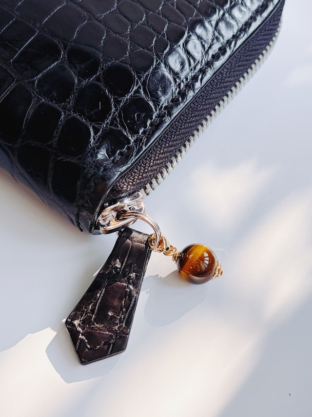 お財布アクセサリー design.1 タイガーアイ ゴールド/シルバー お財布アクセサリー design.1 タイガーアイ ゴールド/シルバー