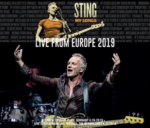 NEW STING MY SONGS TOUR 2019: Live from Europe  3CDR  Free Shipping