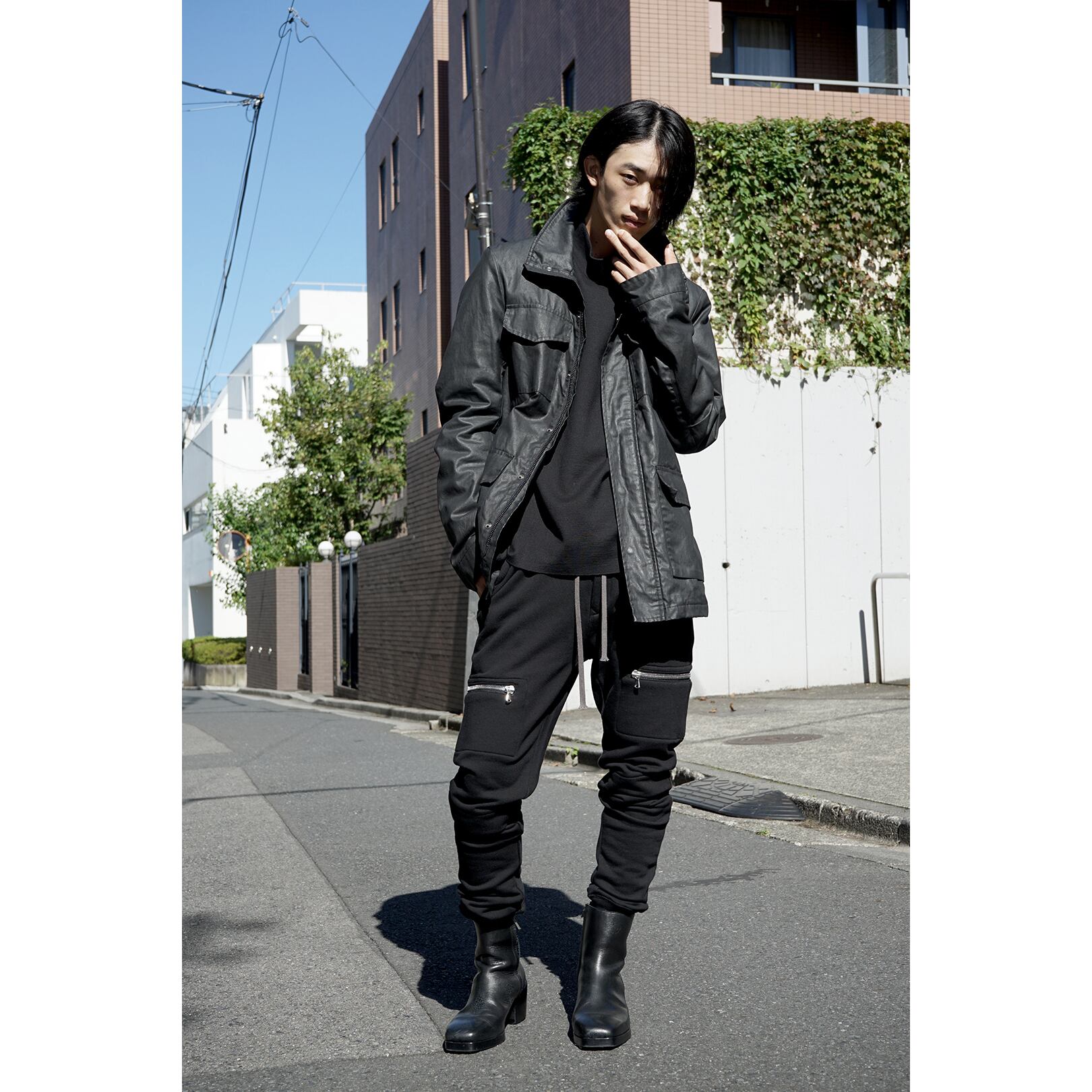 A.F ARTEFACT] (エーエフアーティファクト) ag-4008 Sweat Slim Trousers | Clique Tokyo (  クリークトウキョウ )