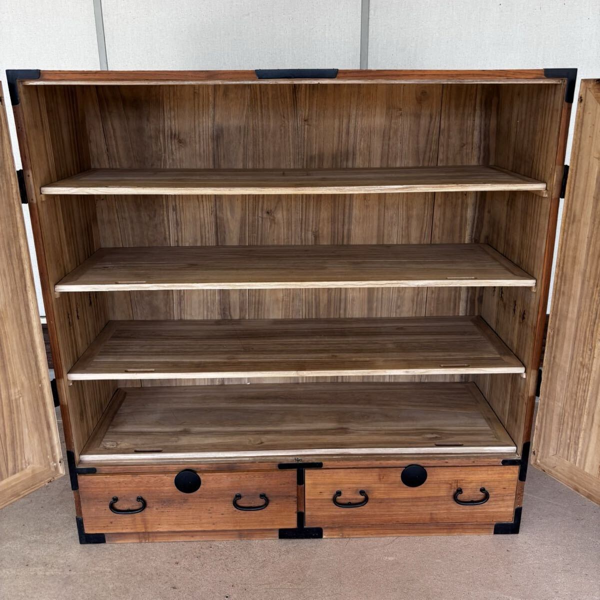 和箪笥 水屋箪笥 収納家具 アンティーク家具 着物収納 チェスト 時代