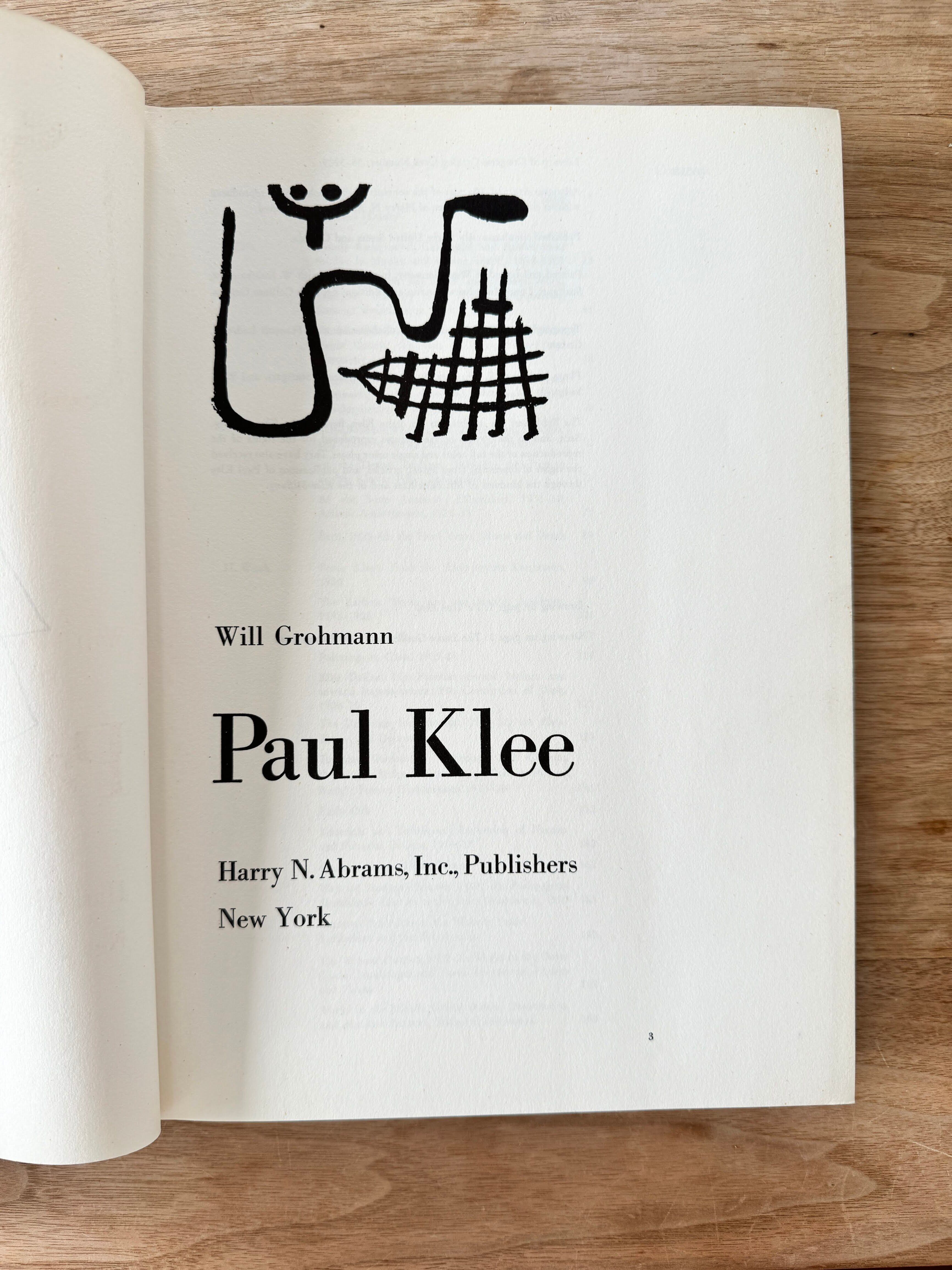 Paul Klee, Will Grohmann, H.N. Abrams in 1970 | NF ARTBOOKS & OBJECTS