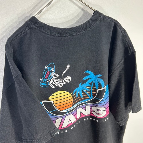 VANS ガイコツ スケート tシャツ