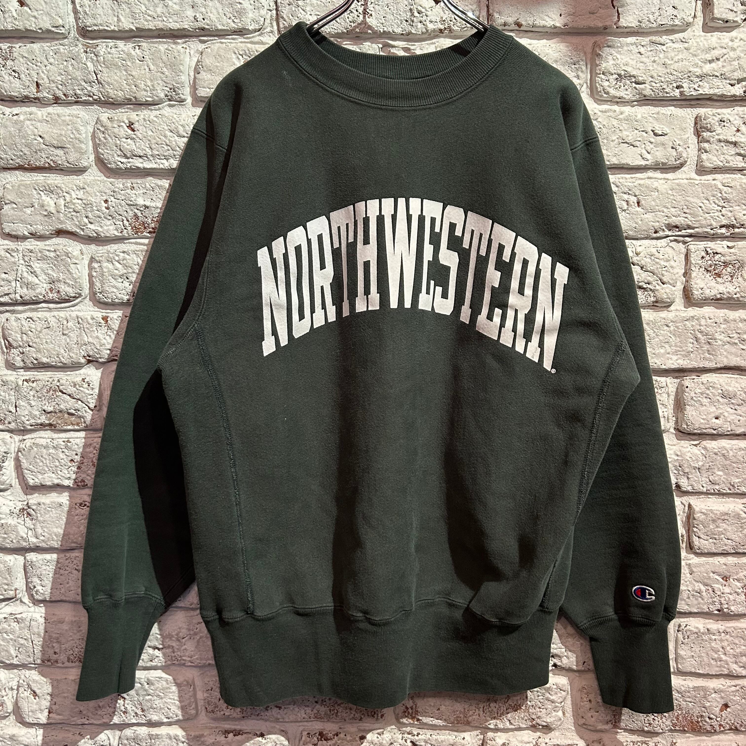 黒ブラックバックプリントUSA製リバースウィーブ黒90s 刺繍タグ