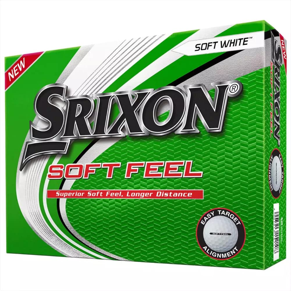 スリクソン ソフトフィール 2020 ゴルフボール ビビッドカラー マット仕上げ 艶消し SRIXON GOLF BALL SOFT FEEL USA直輸入品 ホワイト