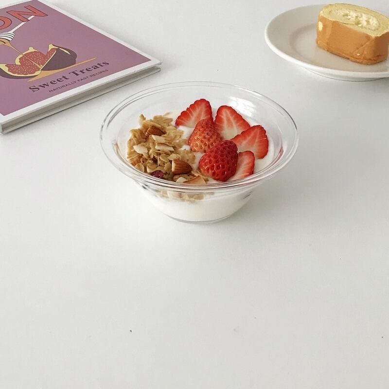 【PLATE】北欧風クリアグラスボウル