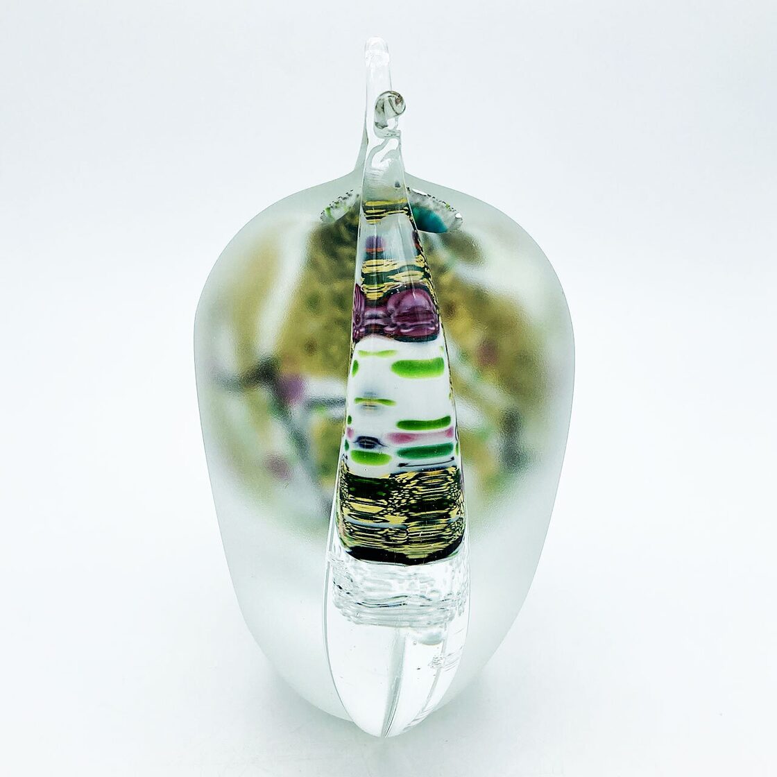 現代の名工 黒木国昭 金彩カット 「夢」 光琳 手吹きガラス 花瓶 花器  