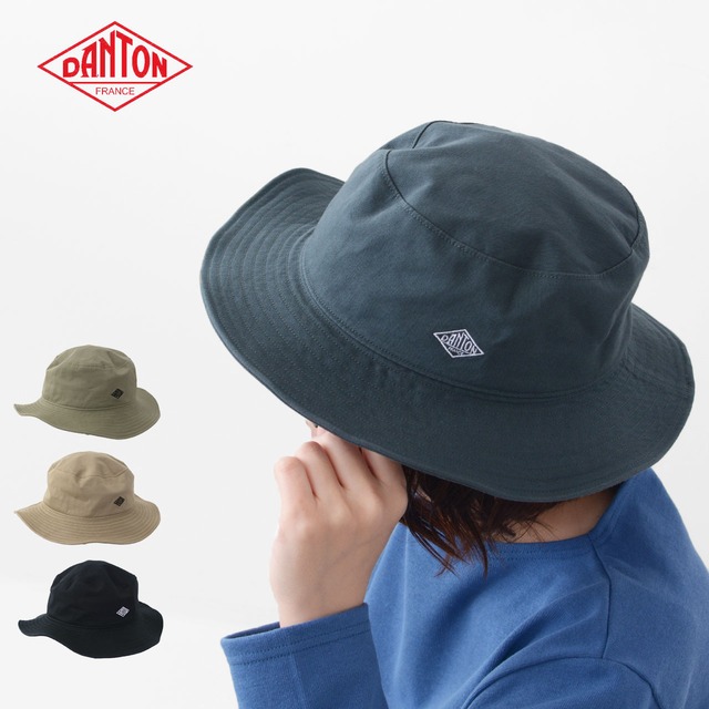 DANTON [ダントン] BUCKET HAT [DT-H0050 COG] バケットハット・コットンハット・ロゴハット・キャンプ・アウトドア・MEN'S/LADY'S [2023SS]