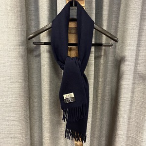 HERMES CASHMERE MUFFLER "MADE IN SCOTLAND"