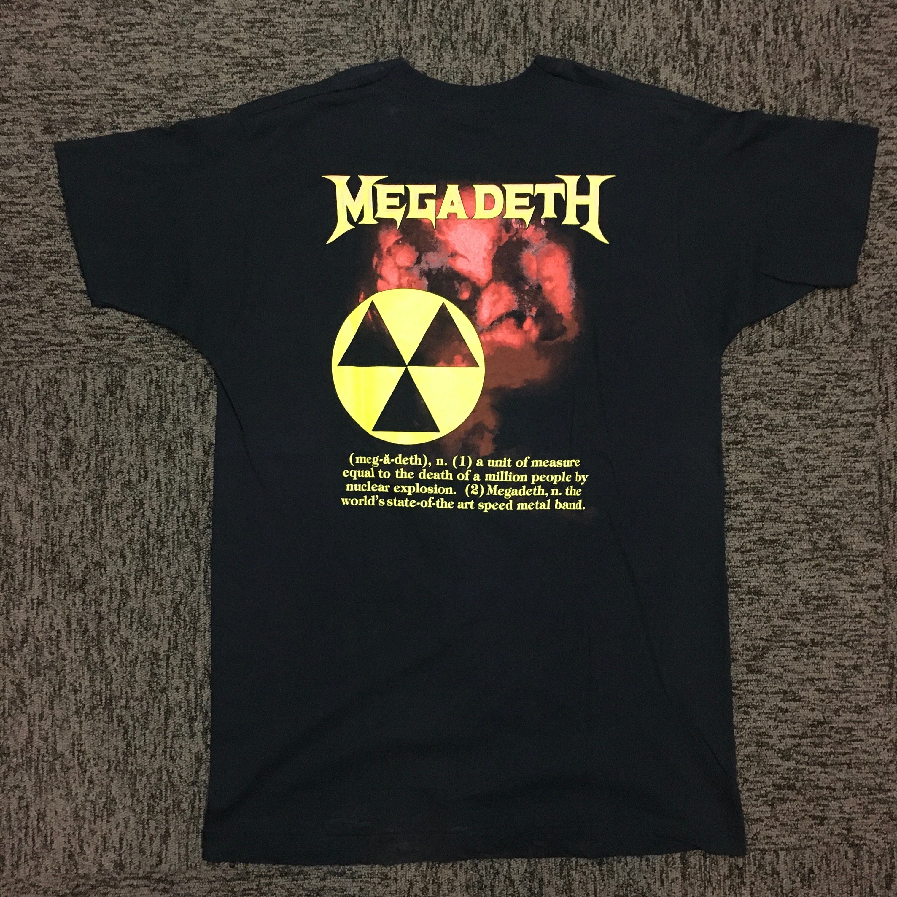 MEGADETH T SHIRT ”80's vintage” | そふつ別館