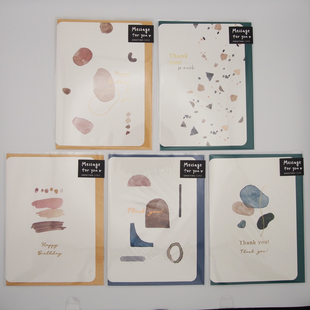 BERG STATIONERY グリーティングカード / warm colors